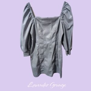 7 For All Mankind Vegan Leather Dress